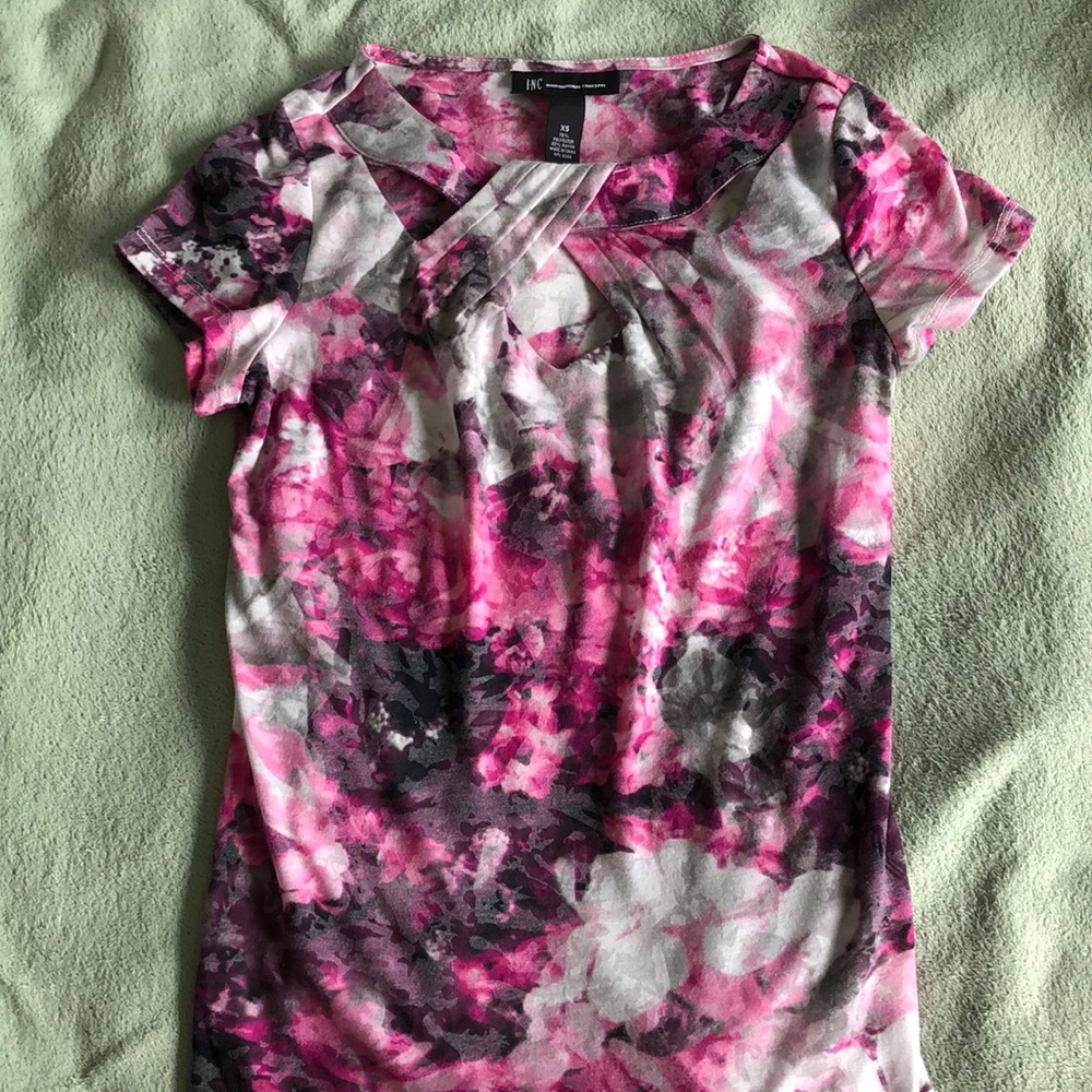 Pink top from INC